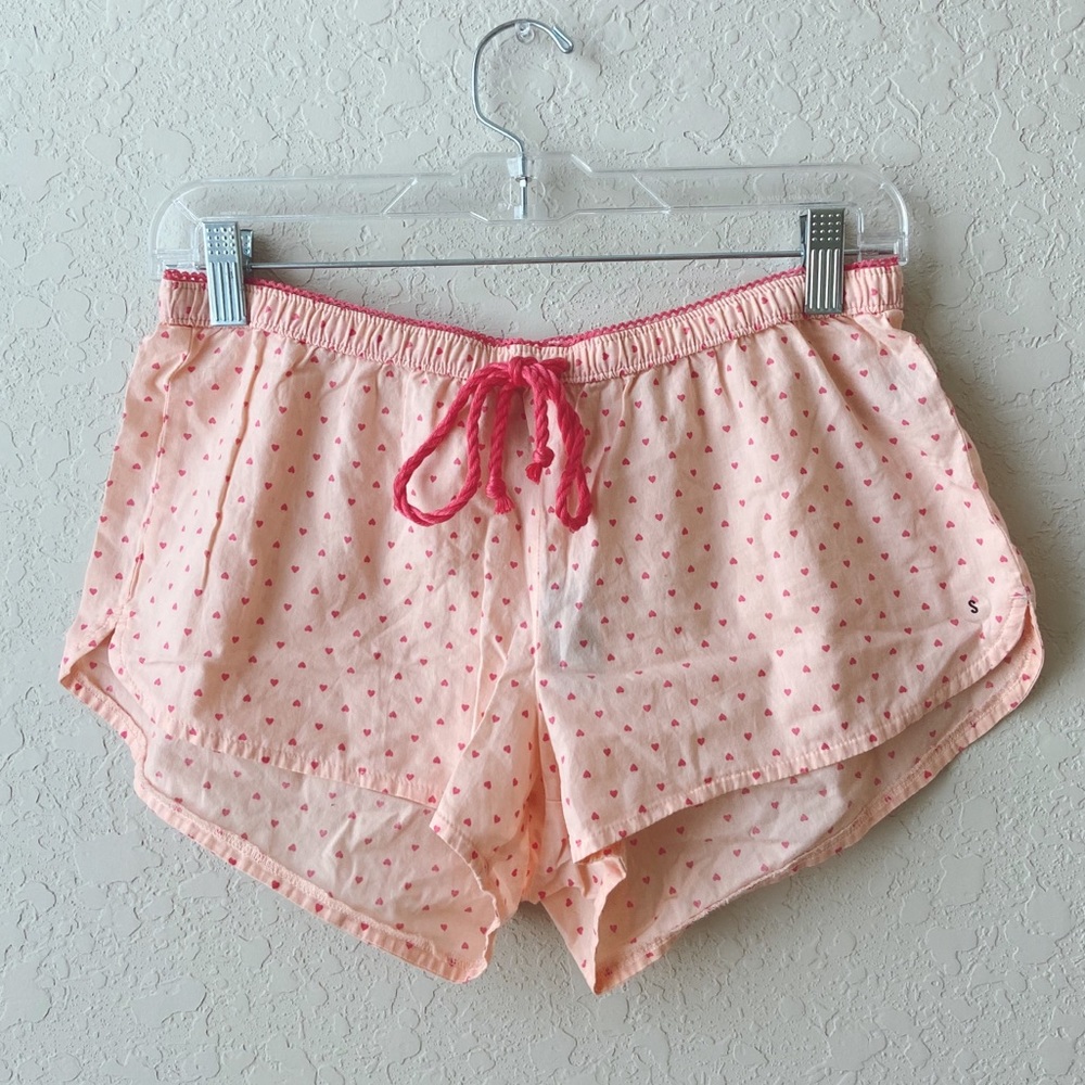Heart-Print Sleep/ Lounge Shorts